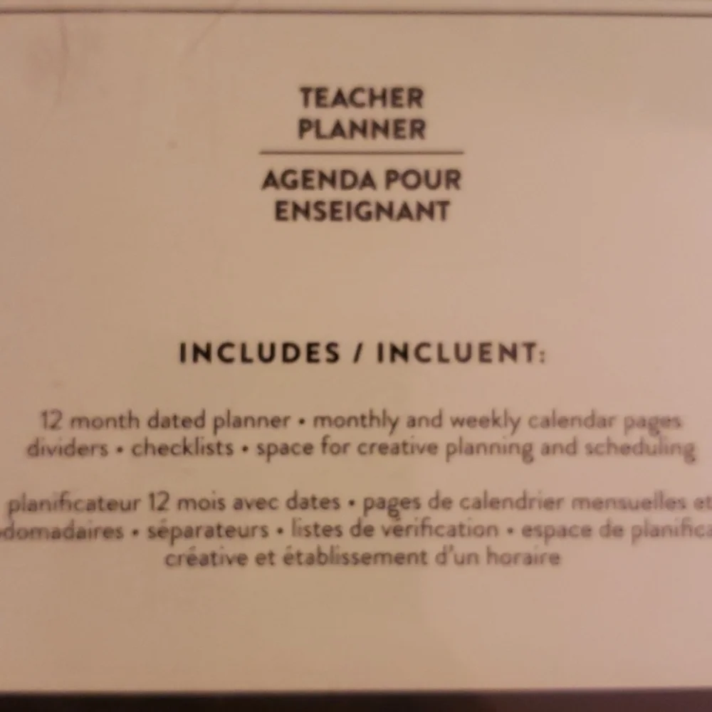 𝅺the happy planner NWT teacher planner 2021-2022